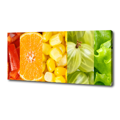 Tableau sur toile Fruits et légumes