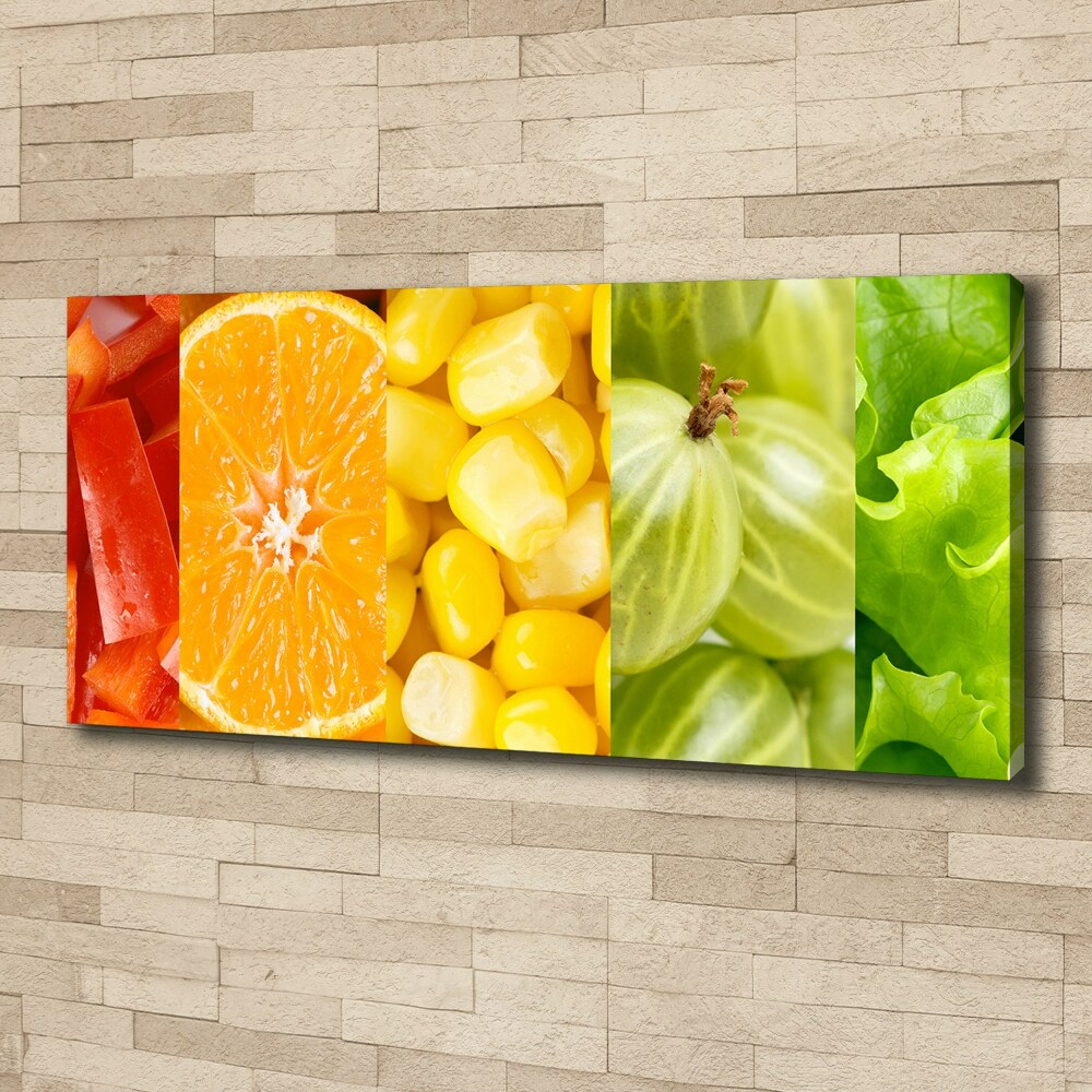 Tableau sur toile Fruits et légumes