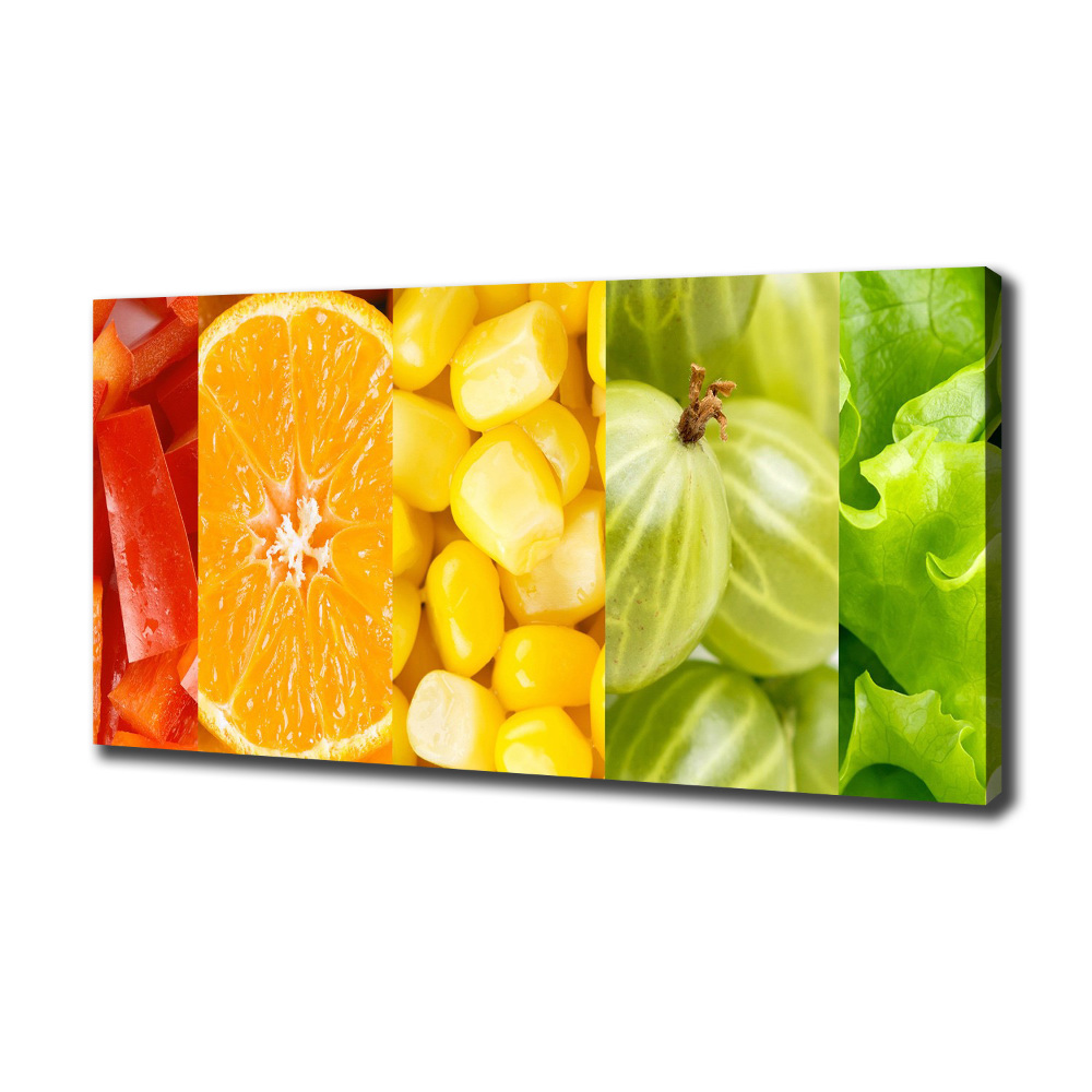 Tableau sur toile Fruits et légumes