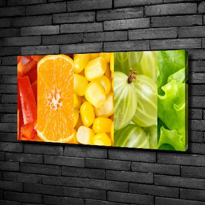 Tableau sur toile Fruits et légumes