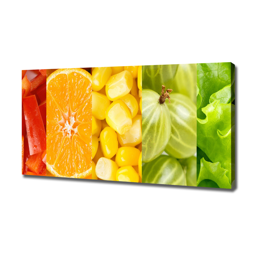 Tableau sur toile Fruits et légumes