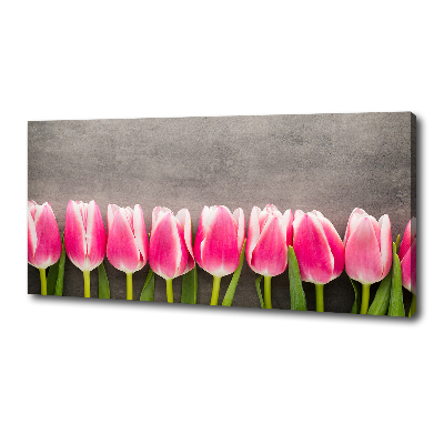 Tableau photo sur toile Tulipes roses