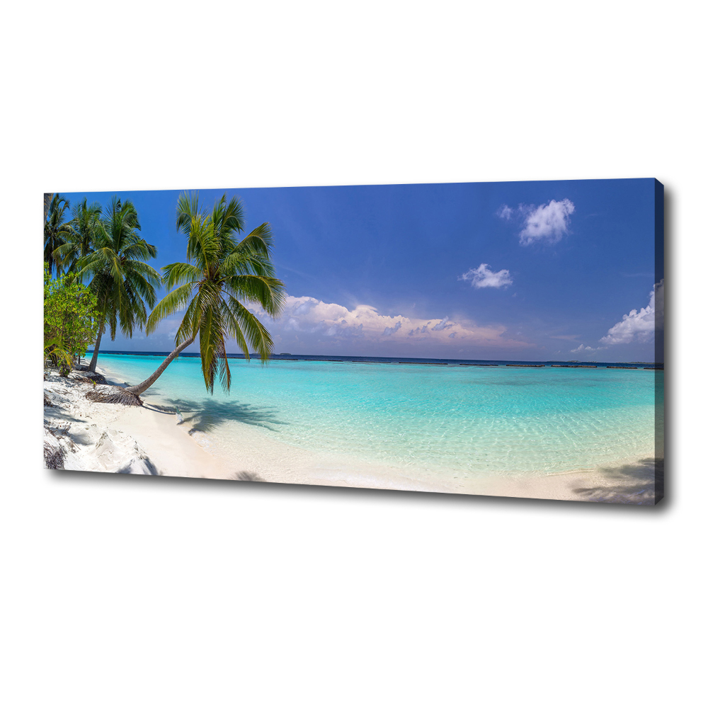 Tableau photo sur toile Panorama d'une plage