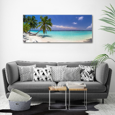 Tableau photo sur toile Panorama d'une plage