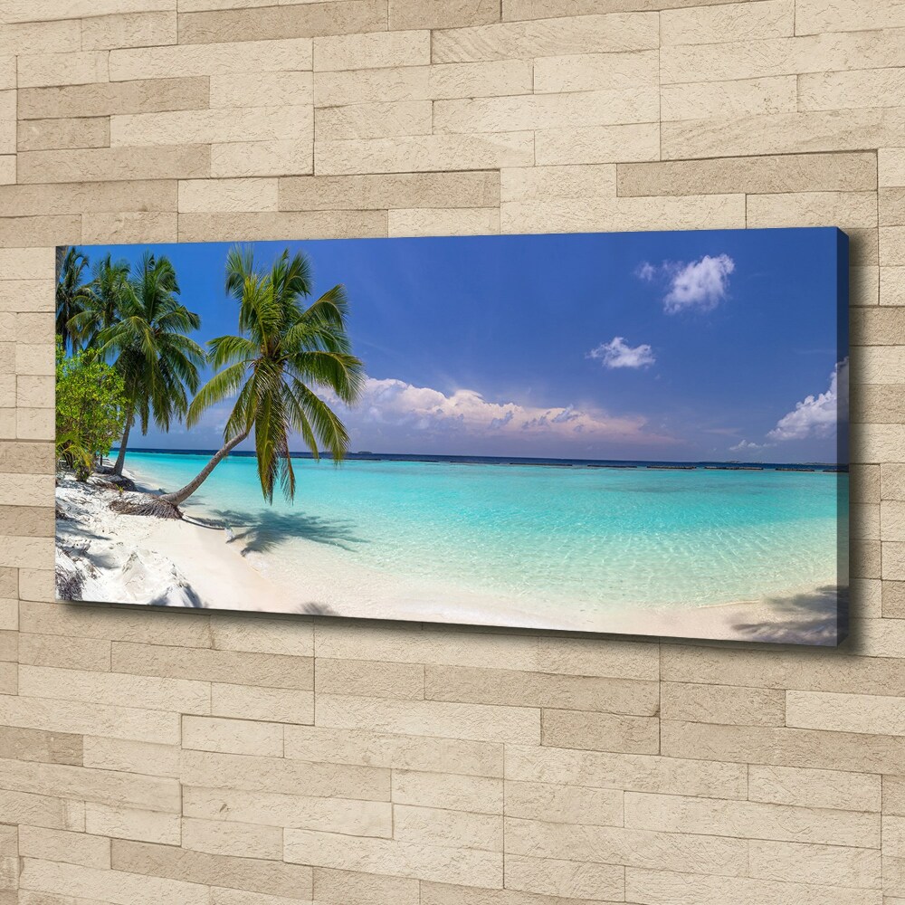 Tableau photo sur toile Panorama d'une plage