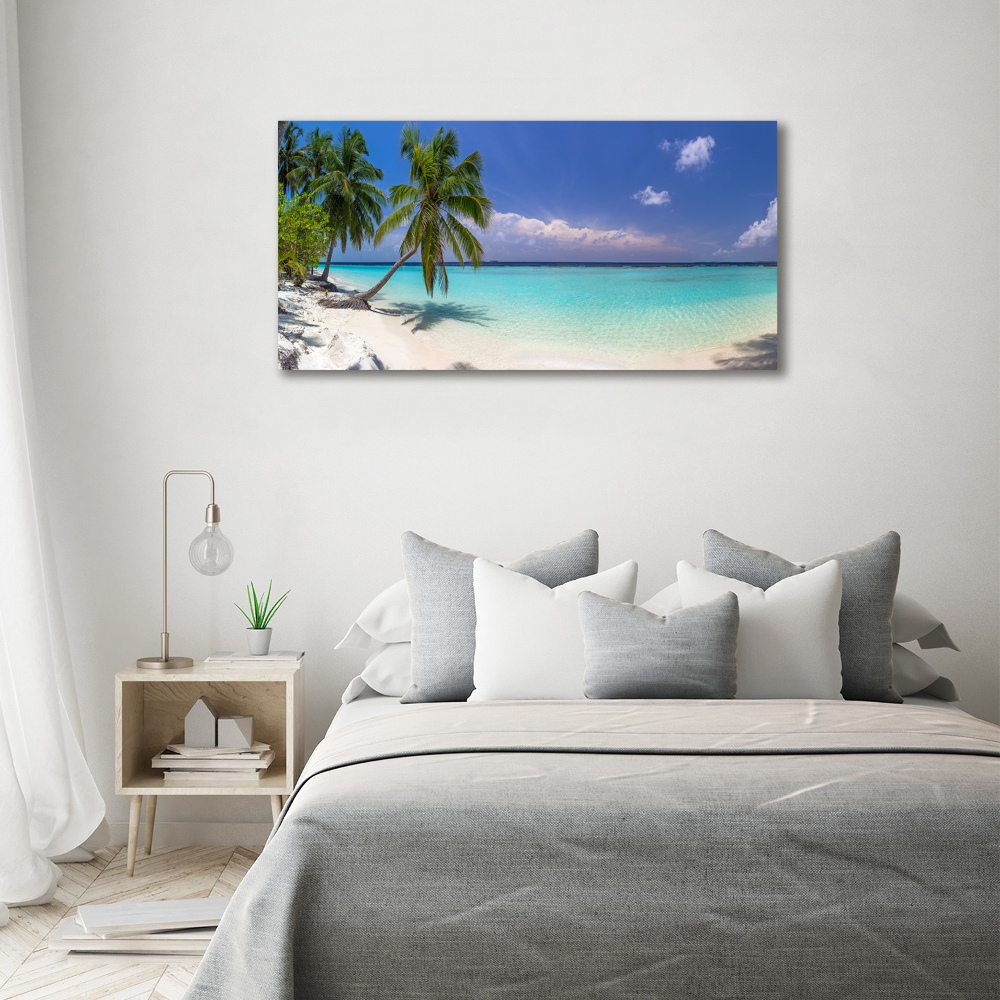 Tableau photo sur toile Panorama d'une plage