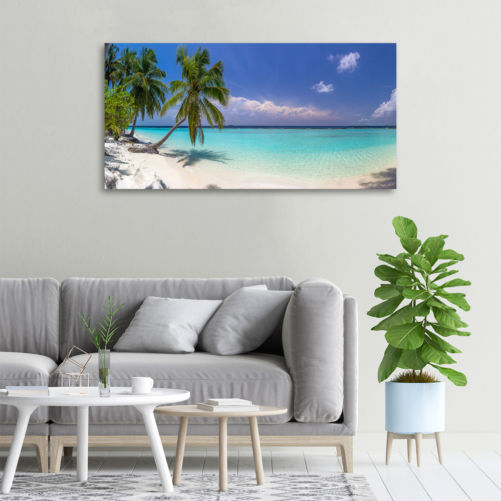 Tableau photo sur toile Panorama d'une plage