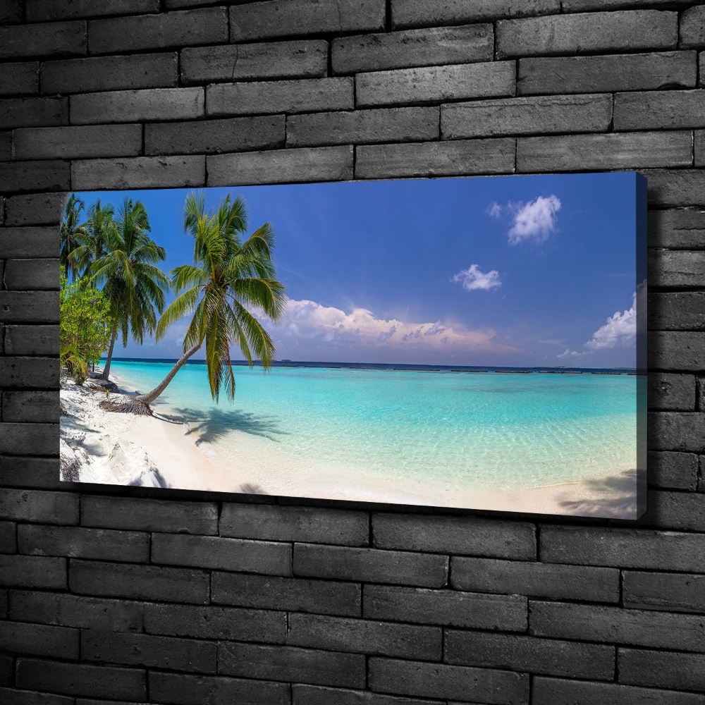 Tableau photo sur toile Panorama d'une plage