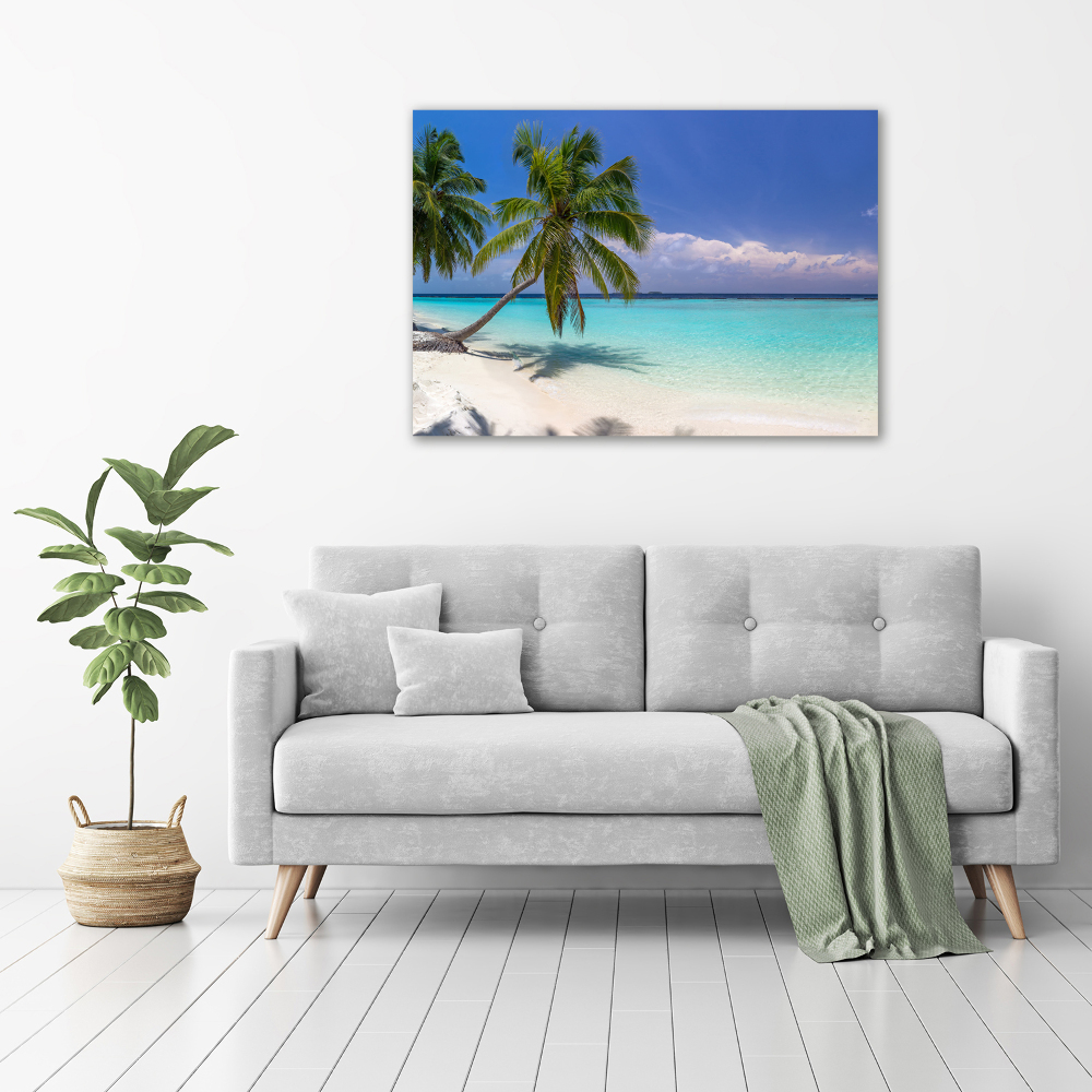 Tableau photo sur toile Panorama d'une plage