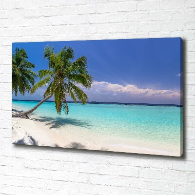 Tableau photo sur toile Panorama d'une plage