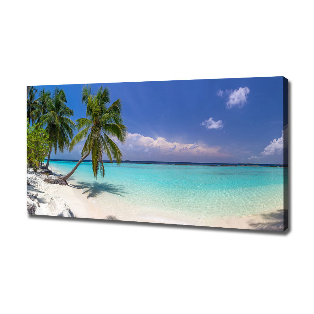 Tableau photo sur toile Panorama d'une plage