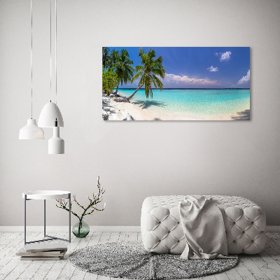 Tableau photo sur toile Panorama d'une plage