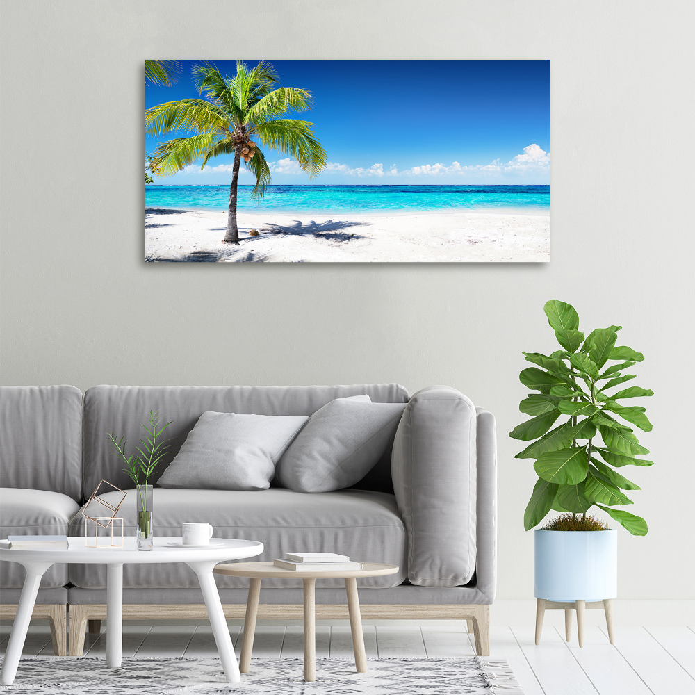 Tableau mural sur toile Plage tropicale