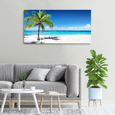 Tableau mural sur toile Plage tropicale