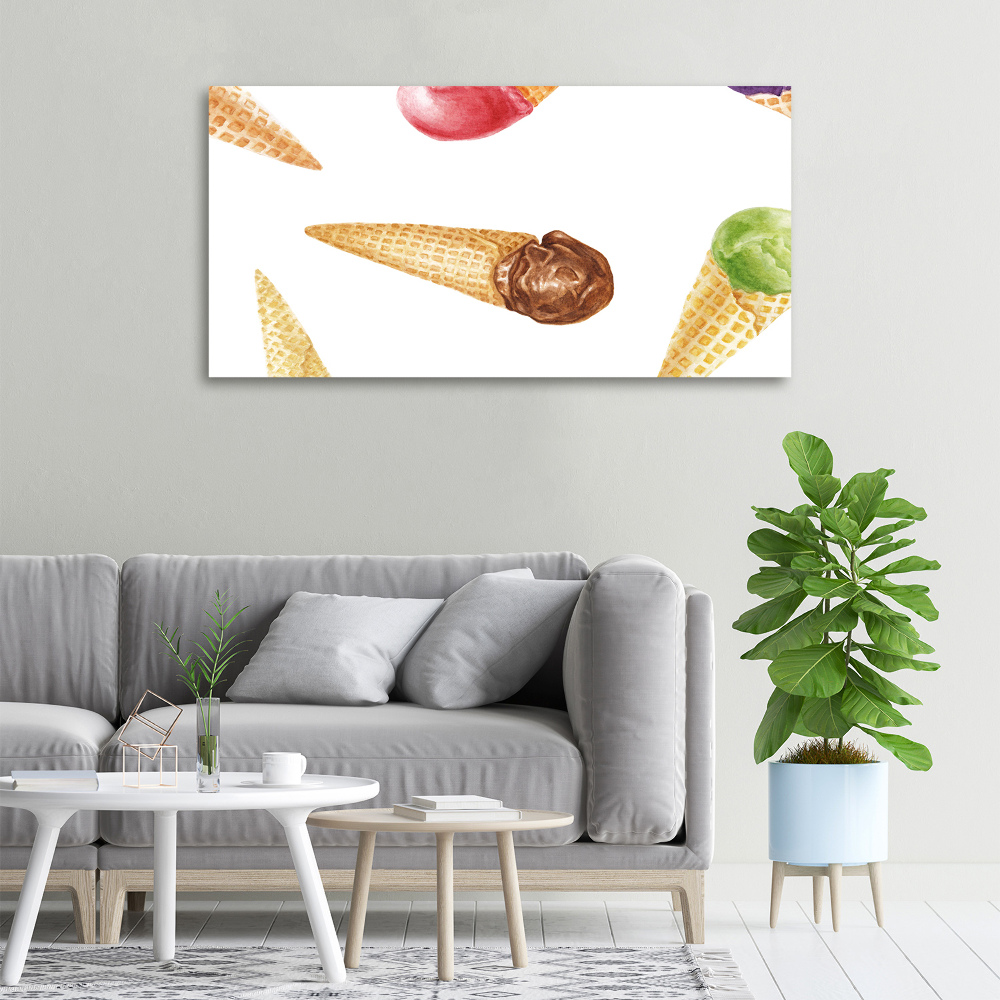 Tableau sur toile Glace