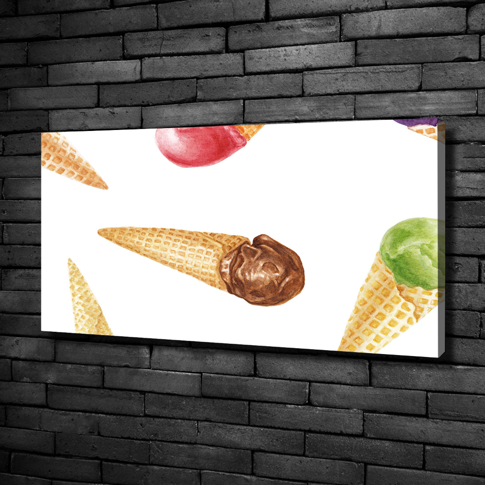 Tableau sur toile Glace