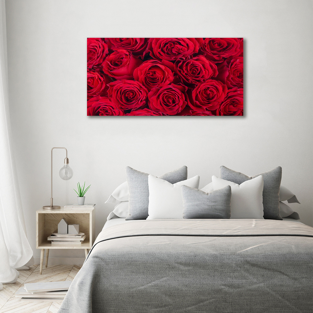 Tableau sur toile Roses fleurs