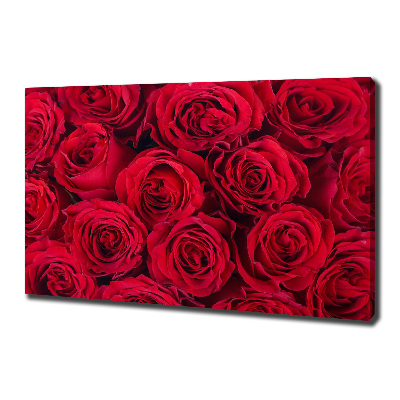 Tableau sur toile Roses fleurs