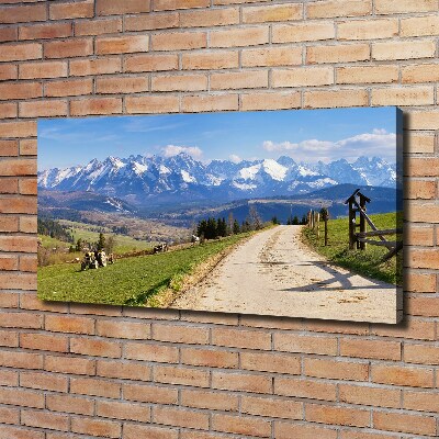 Tableau toile imprimée Panorama des Tatras