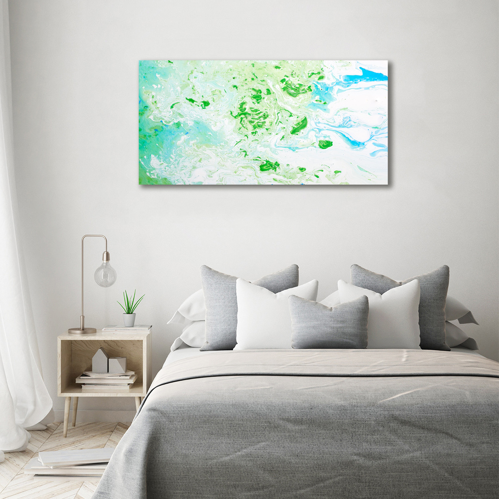 Tableau mural sur toile L'abstraction en bleu