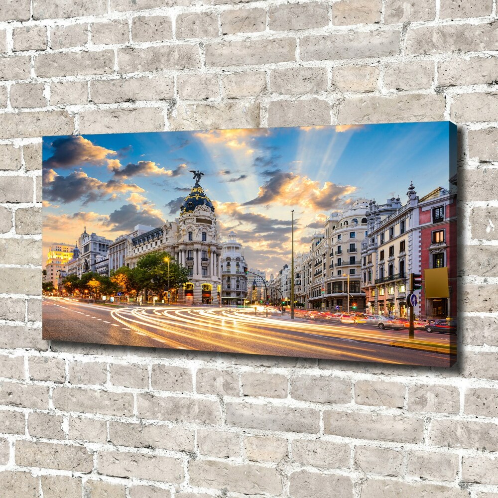 Tableau sur toile Madrid Espagne