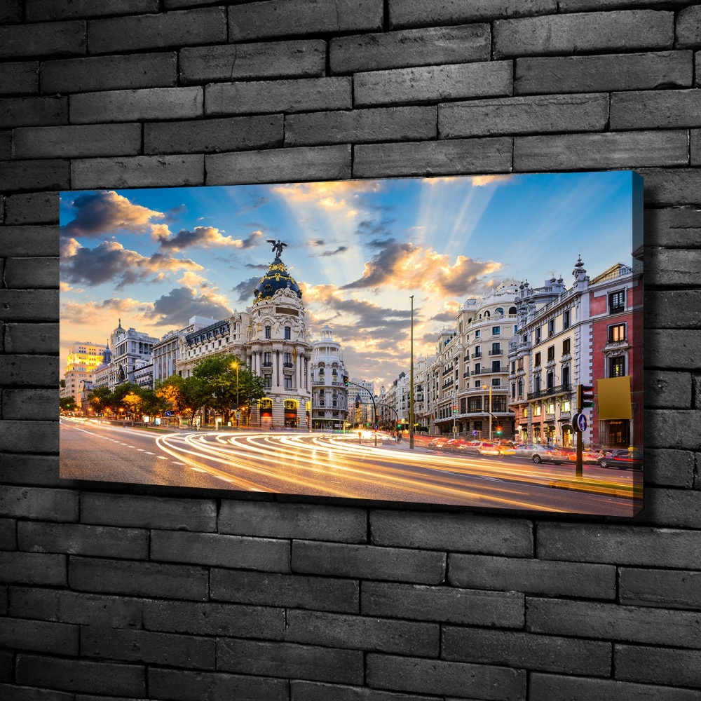 Tableau sur toile Madrid Espagne