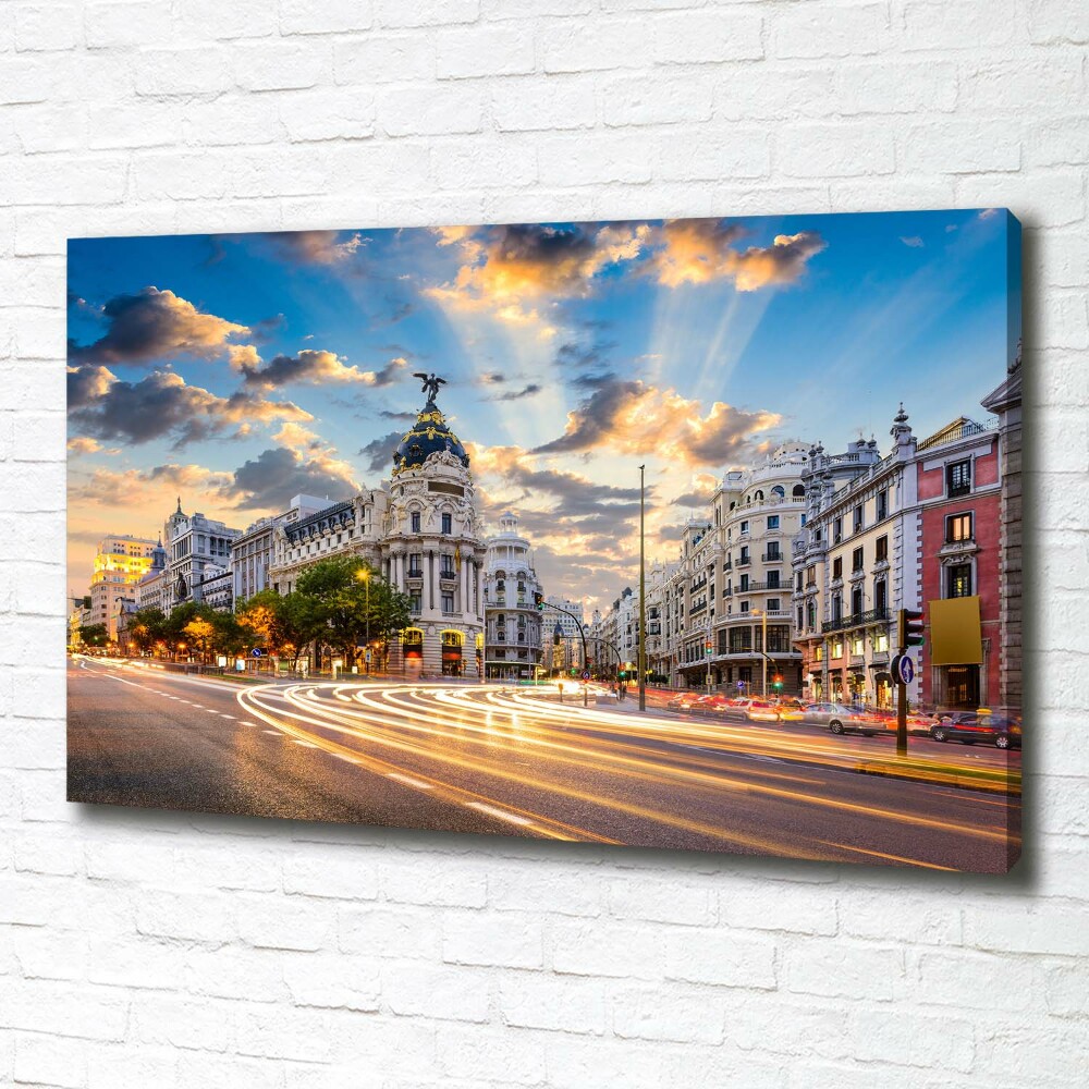 Tableau sur toile Madrid Espagne