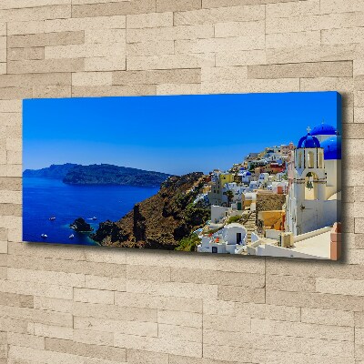 Tableau sur toile Santorin Grèce