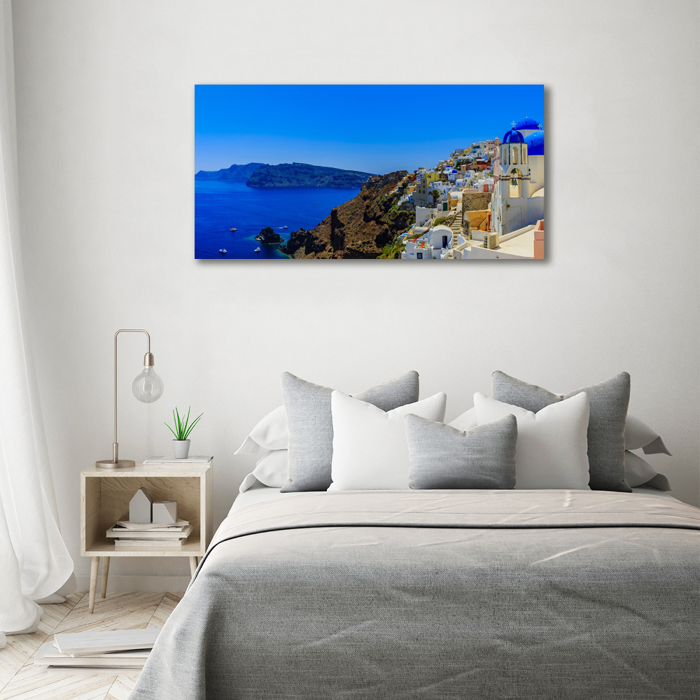 Tableau sur toile Santorin Grèce