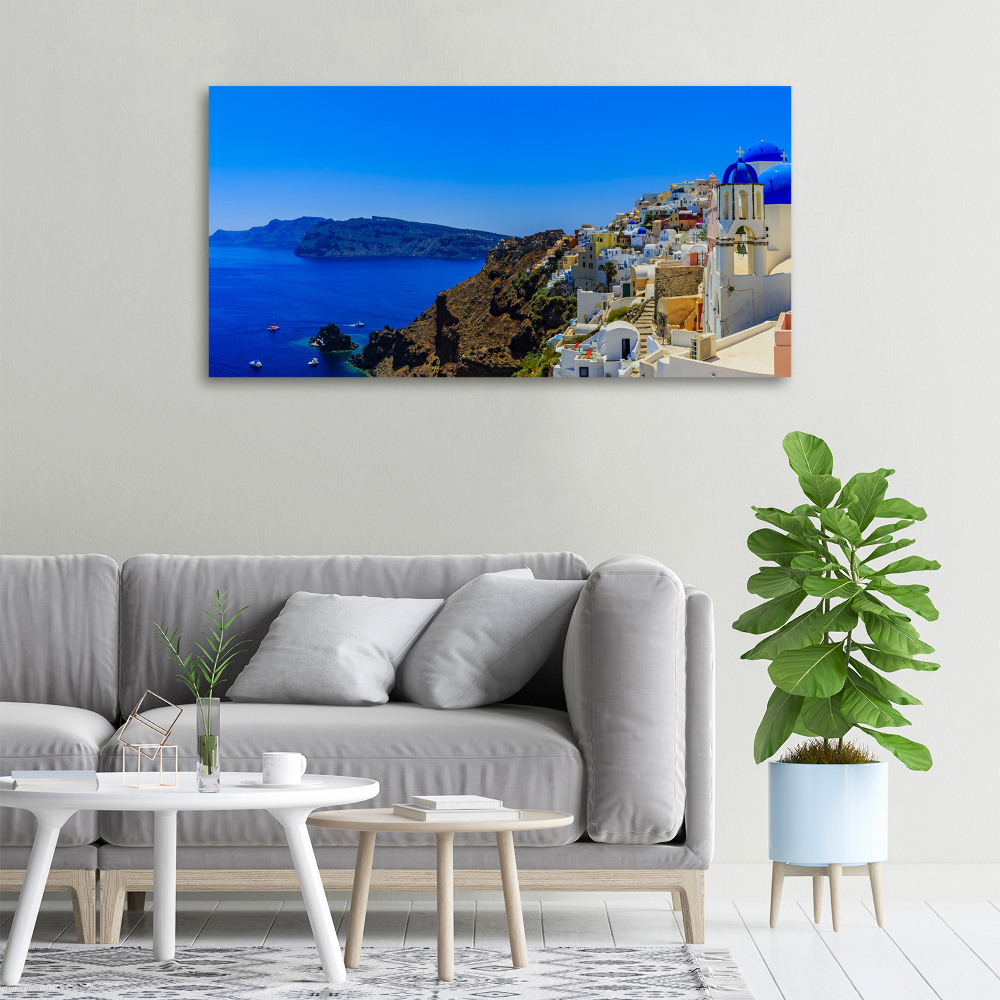 Tableau sur toile Santorin Grèce