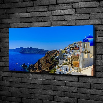 Tableau sur toile Santorin Grèce