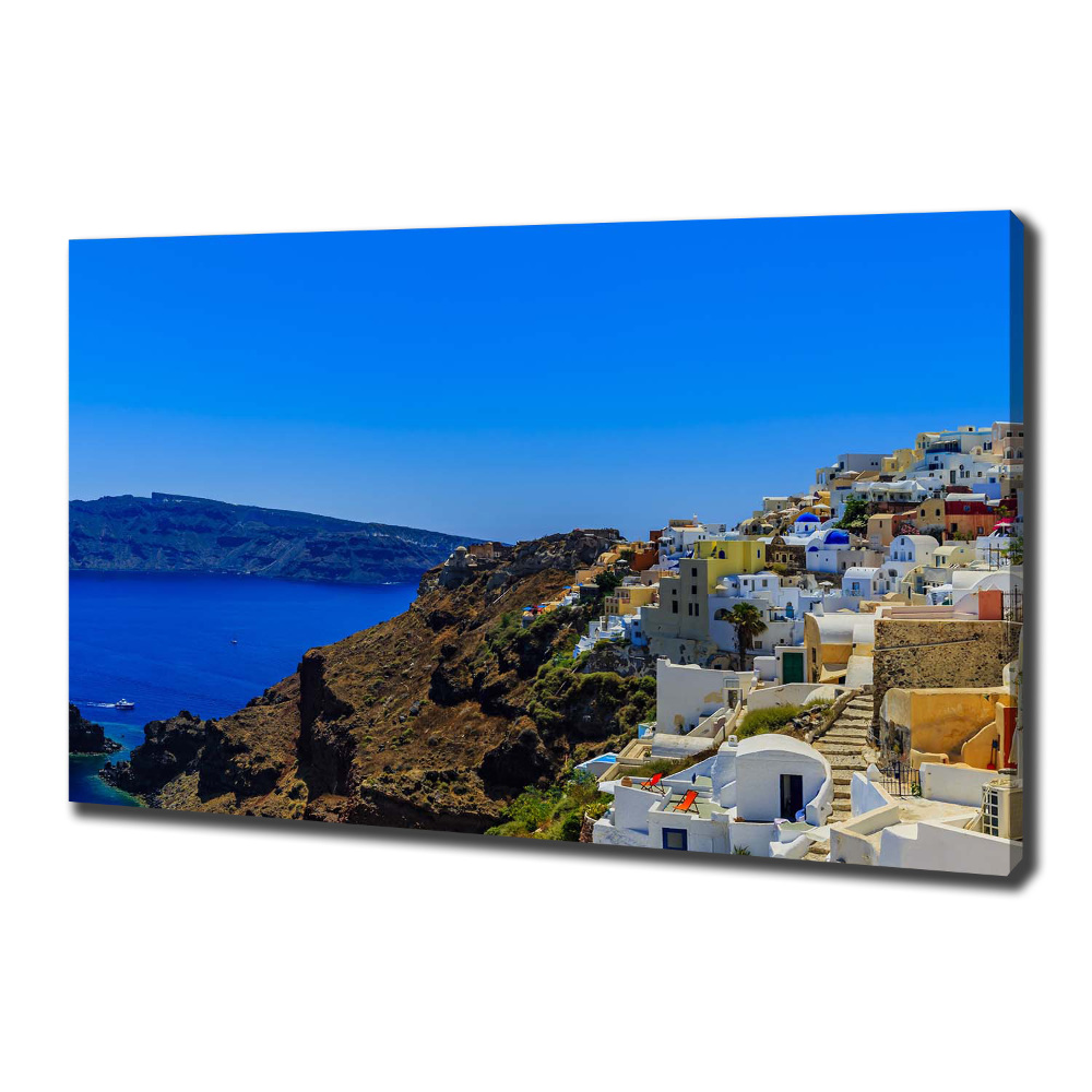 Tableau sur toile Santorin Grèce