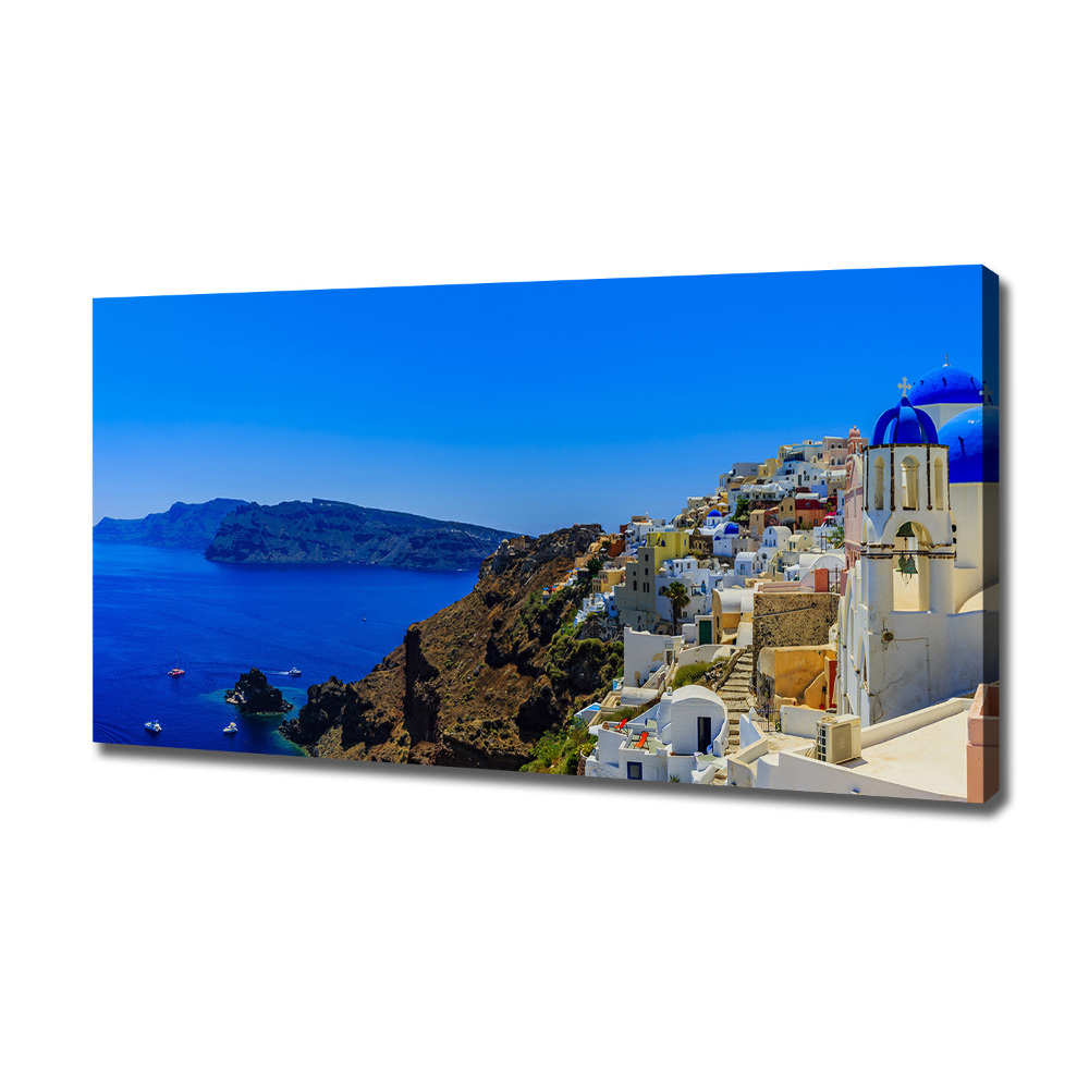 Tableau sur toile Santorin Grèce