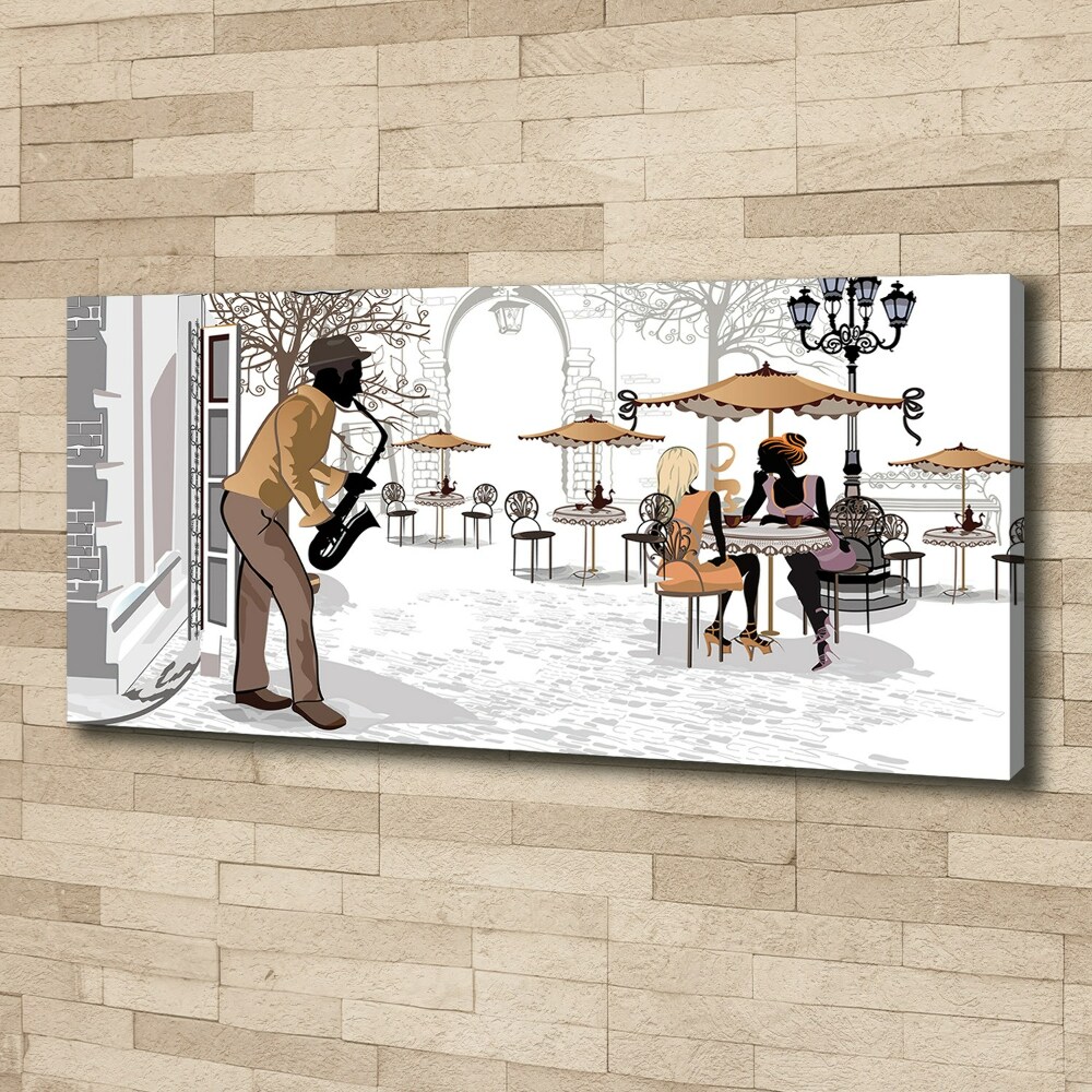 Tableau photo sur toile Musicien de rue