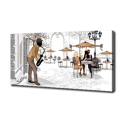 Tableau photo sur toile Musicien de rue