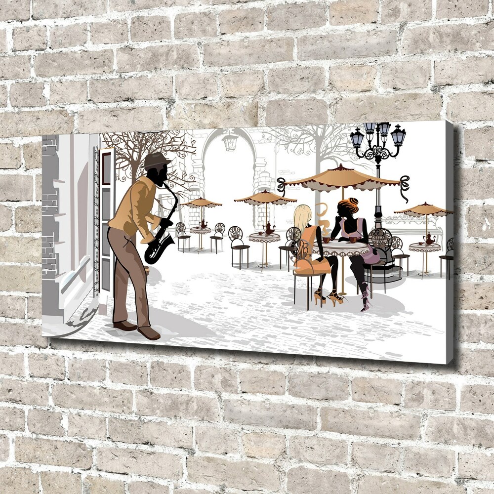 Tableau photo sur toile Musicien de rue