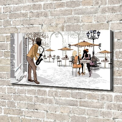 Tableau photo sur toile Musicien de rue