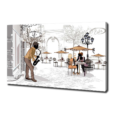 Tableau photo sur toile Musicien de rue