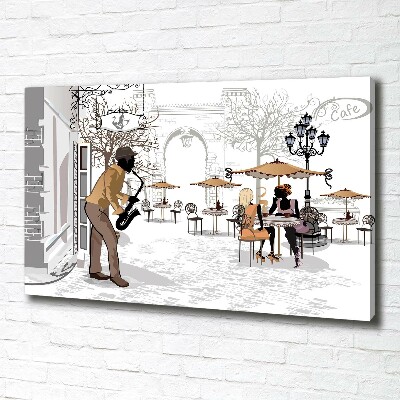 Tableau photo sur toile Musicien de rue