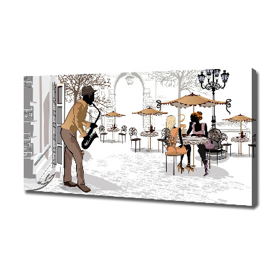 Tableau photo sur toile Musicien de rue