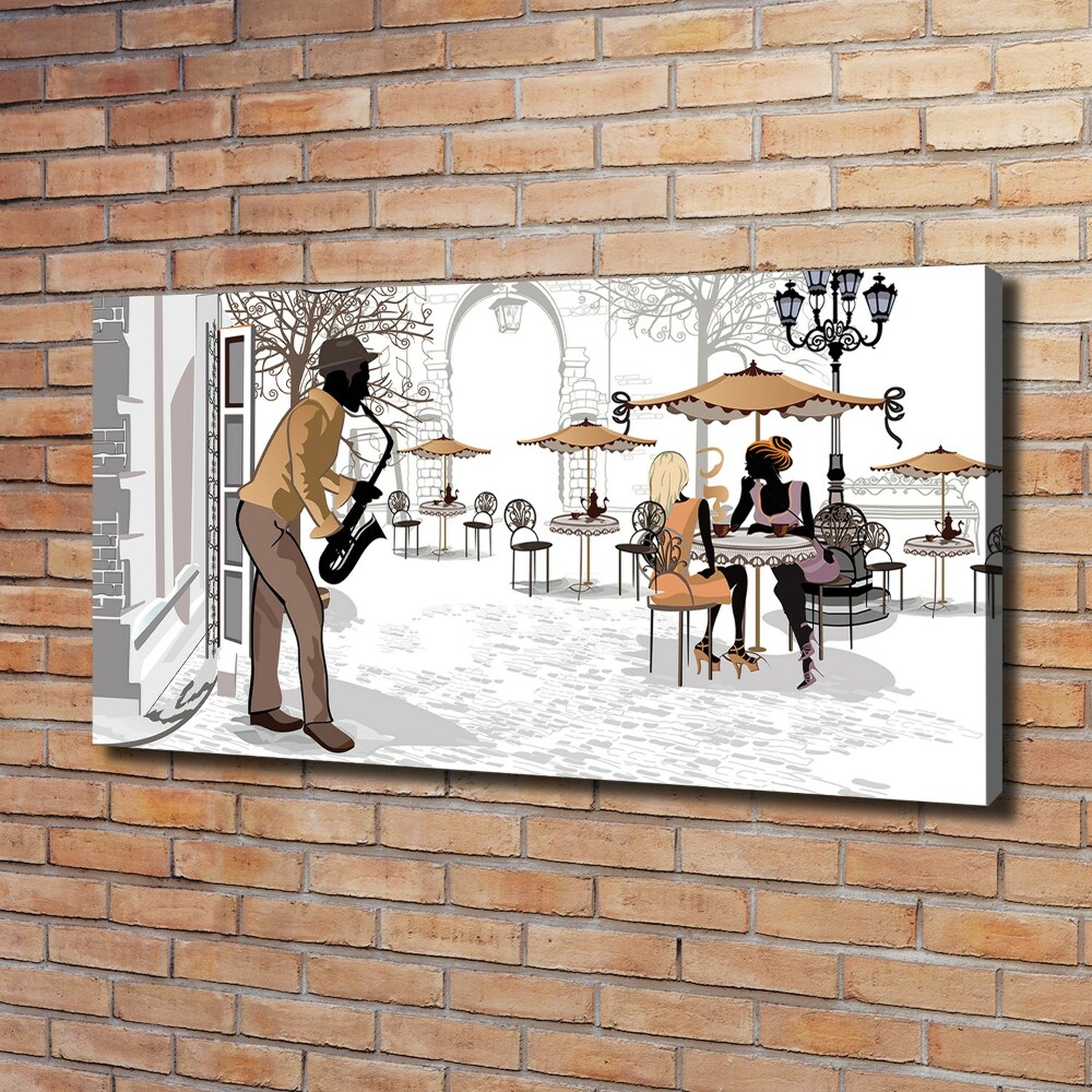 Tableau photo sur toile Musicien de rue