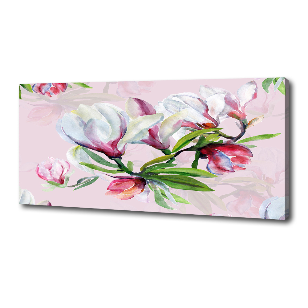 Tableau toile imprimée Fleurs de magnolia