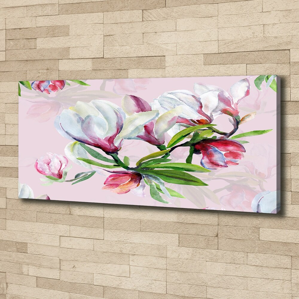 Tableau toile imprimée Fleurs de magnolia