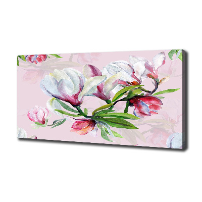 Tableau toile imprimée Fleurs de magnolia