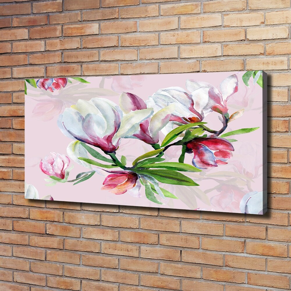 Tableau toile imprimée Fleurs de magnolia