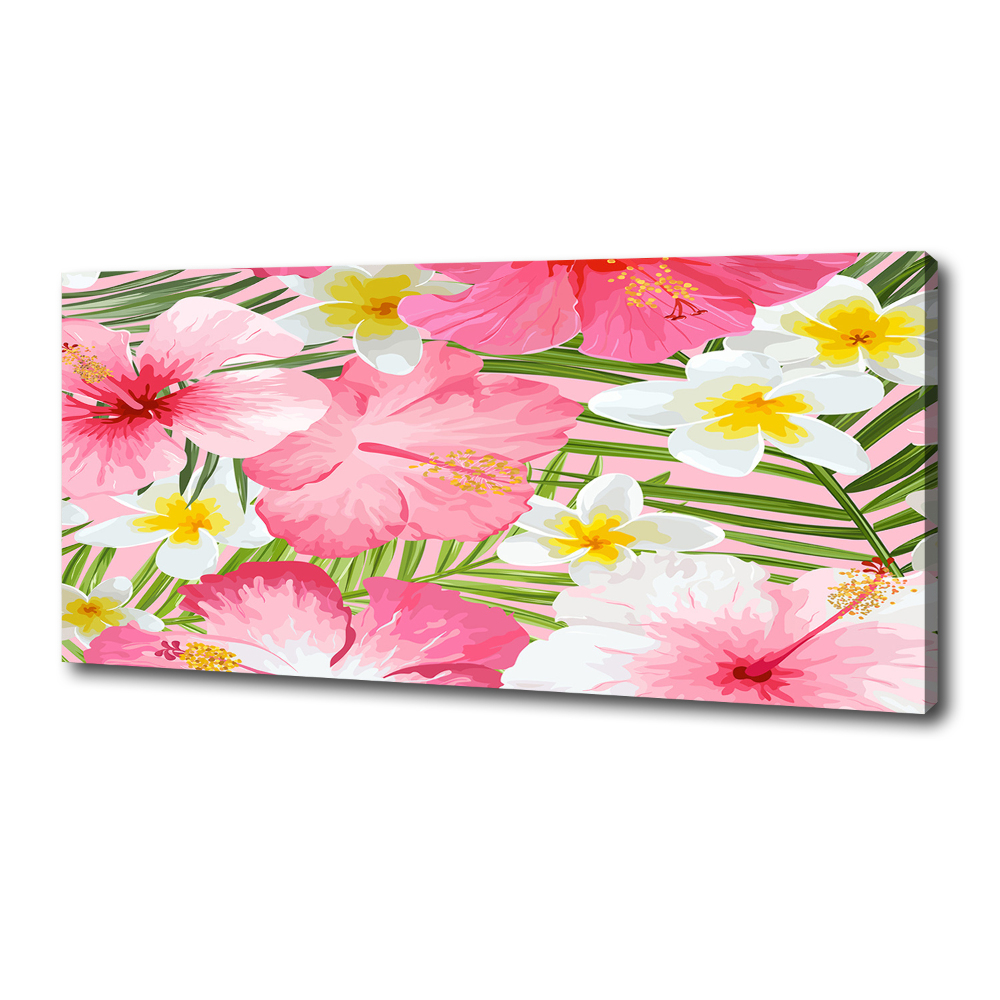 Tableau photo sur toile Les fleurs tropicales