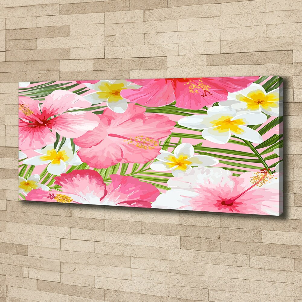 Tableau photo sur toile Les fleurs tropicales