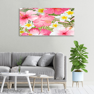 Tableau photo sur toile Les fleurs tropicales