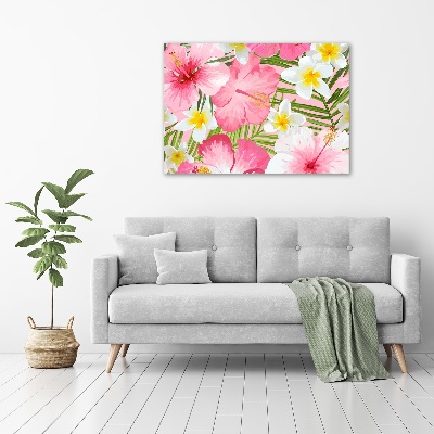 Tableau photo sur toile Les fleurs tropicales