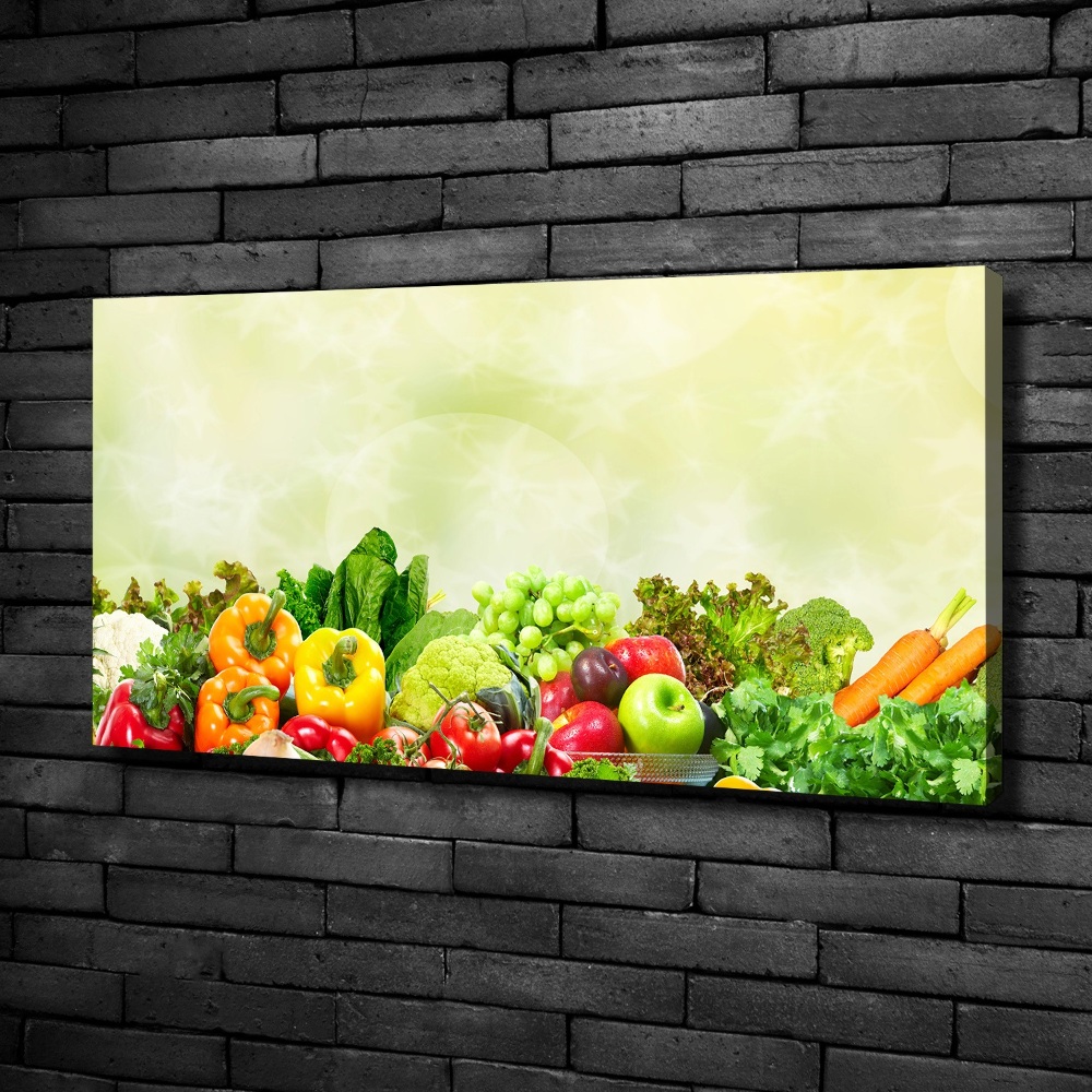 Tableau imprimé sur toile Légumes